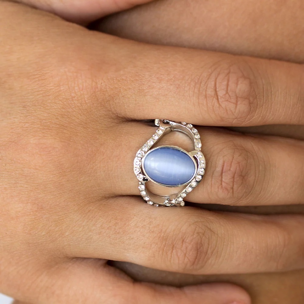 ❤️‍🔥5/$25❤️‍🔥 Moulin Moon Blue Ring